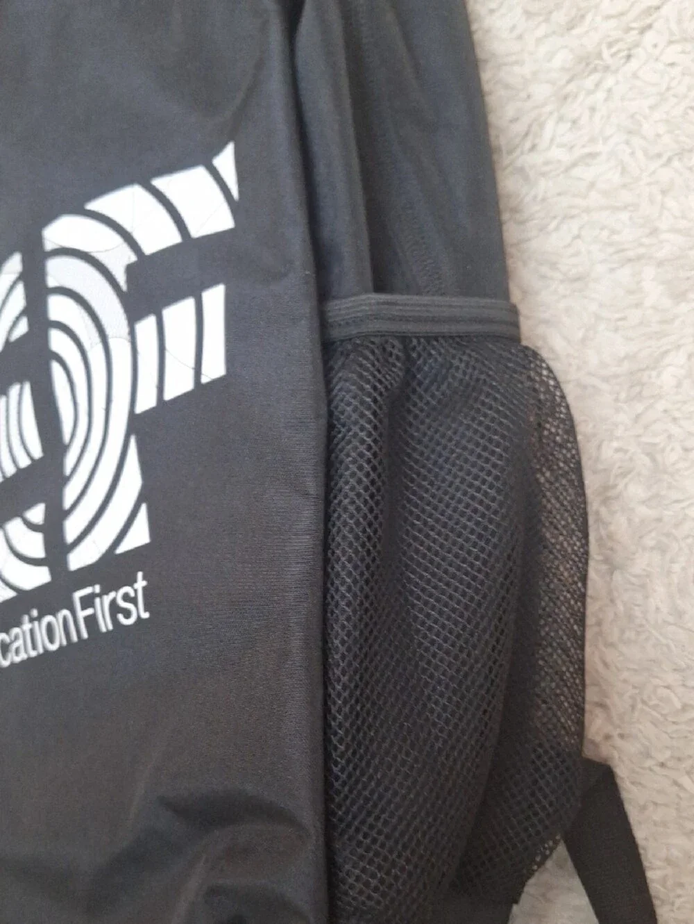 Education First Black Backpack- Men